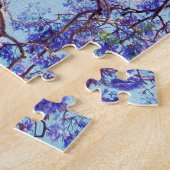 Lila Jacaranda Tree OIL-Malerei, Puzzle (Seite)