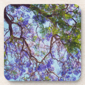 Lila Jacaranda Tree Oil Paint, Getränkeuntersetzer (Vorderseite)