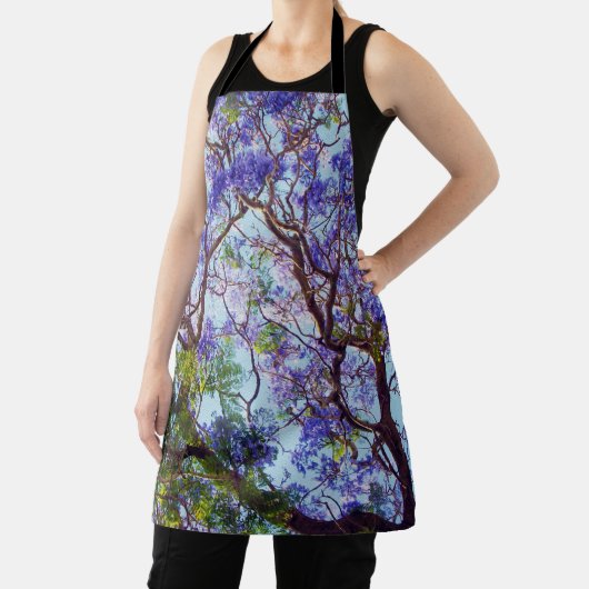 Lila Jacaranda Tree Oil Paint, Schürze (InSitu)