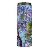 Lila Jacaranda Tree Oil Painting, Thermosbecher (Rückseite)
