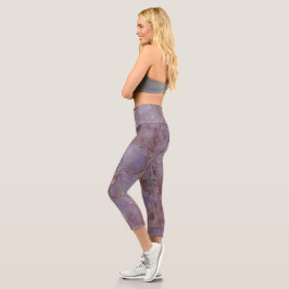 Lila Jade Gemstone Capri Leggings