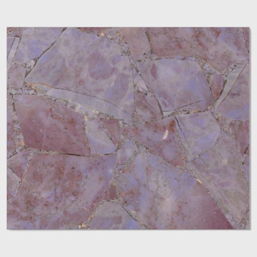 Lila Jade Marbour Print Wrapping Paper Geschenkpapier (Flach)