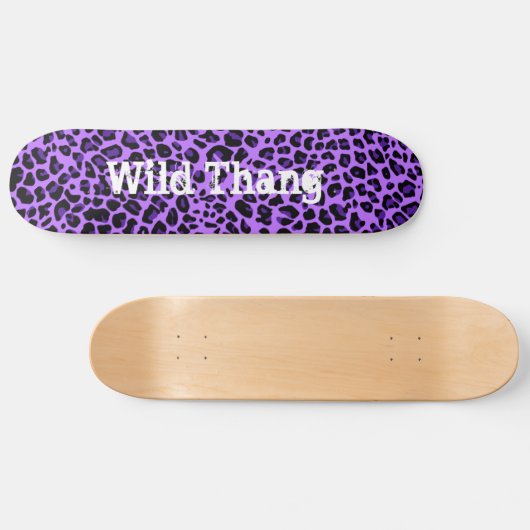 Lila Jaguar Custom Skateboard (Horizontal)