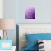 Lila Jahr des Familiennamen Ombre Foliendrucke (In Situ (Schlafzimmer))