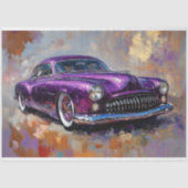 Lila Jahrgang Kunst, Dichtung und Musik Seidenpapier (Vorderseite)