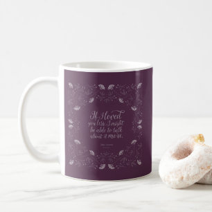 Lila Jane Austen Emma Liebe Zitat Kaffeetasse