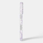 Lila japanisch Inspiriertes Blume Muster Monogramm Case-Mate iPhone Hülle (Rückseite / Rechts)