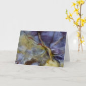 Lila Jasper Karte (Gelbe Blume)