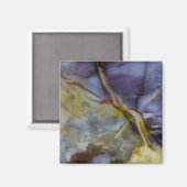 Lila Jasper Magnet (Vorderseite/Rückseite)