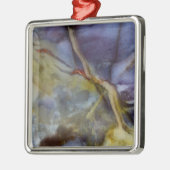 Lila Jasper Ornament Aus Metall (Links)