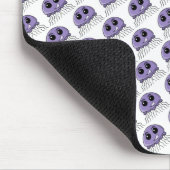 Lila Jellyfriend Cartoon Mousepad (Ecke)