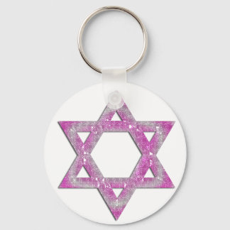 Lila Jeweled Star von David Design Schlüsselanhänger