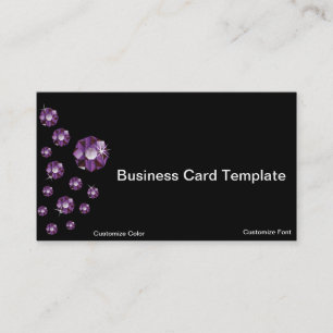 Lila Jewels Amethyst Business Cards Visitenkarte
