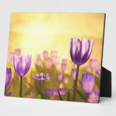 Lila Jubilee Plaque Fotoplatte (Seite)