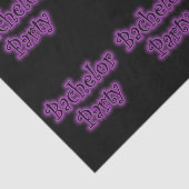 Lila Junggeselle-Party-Neonseidenpapier Seidenpapier (Ausschnitt)