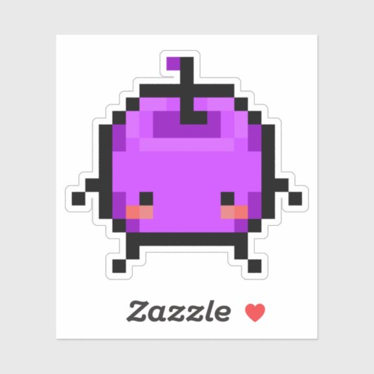 Lila Junimo Stardew Tal Aufkleber (Blatt)