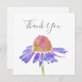 Lila Kaffeemaschine Dankeskarte (Vorne/Hinten)