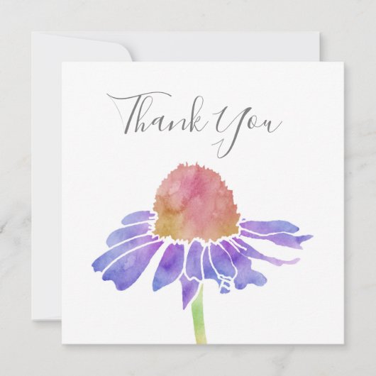 Lila Kaffeemaschine Dankeskarte (Vorderseite)