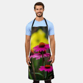 Lila Kaffeemaschine Schürze (Getragen)