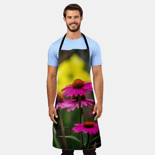 Lila Kaffeemaschine Schürze (Getragen)