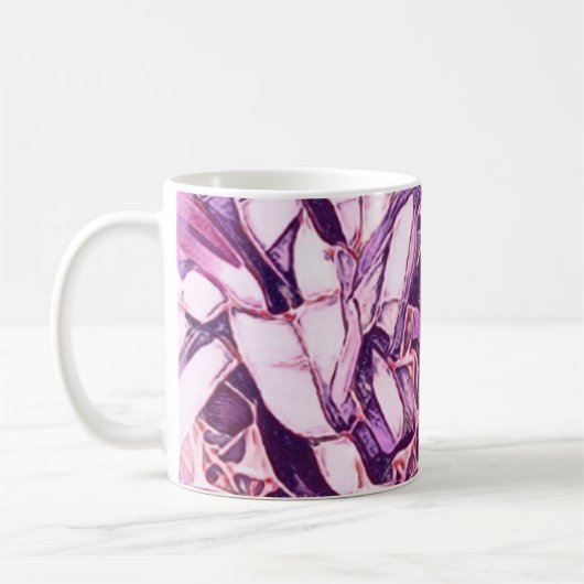 Lila Kaffeetasse (Links)