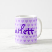 Lila Kaffeetasse (VorderseiteRechts)