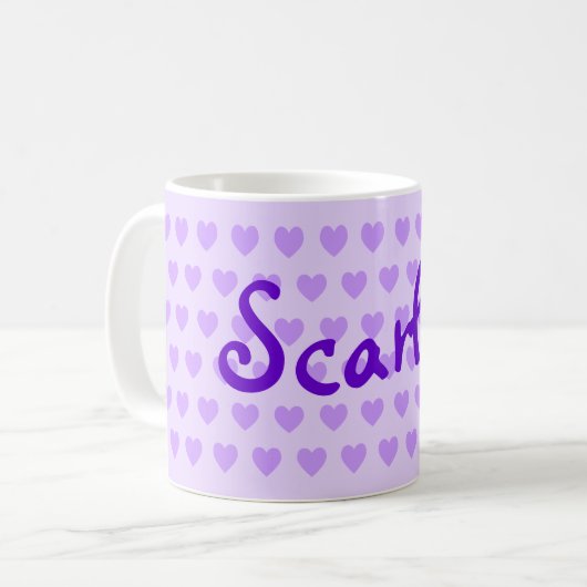 Lila Kaffeetasse (Vorderseite Links)