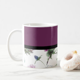 Lila Kaffeetasse