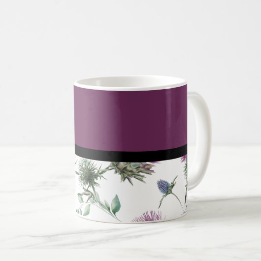 Lila Kaffeetasse (VorderseiteRechts)