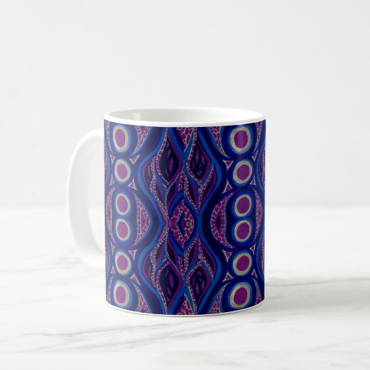 Lila Kaffeetasse (Vorderseite Links)