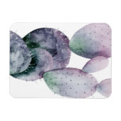 Lila Kaktus Magnet (Horizontal)