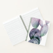 Lila Kaktus Notizblock (Innenseite)