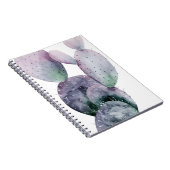 Lila Kaktus Notizblock (Rechte Seite)