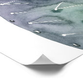 Lila Kaktus Poster (Ecke)