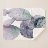 Lila Kaktus Sherpadecke (Vorderseite (Horizontal))