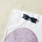 Lila Kaktus Strandtuch (Beispiel)