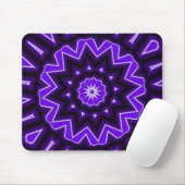 Lila Kaledoskop Mousepad (Mit Mouse)