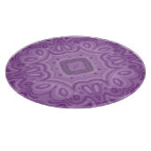 LILA KALEIDOSCOPE MANDALA SCHNEIDEBRETT (Ecke)