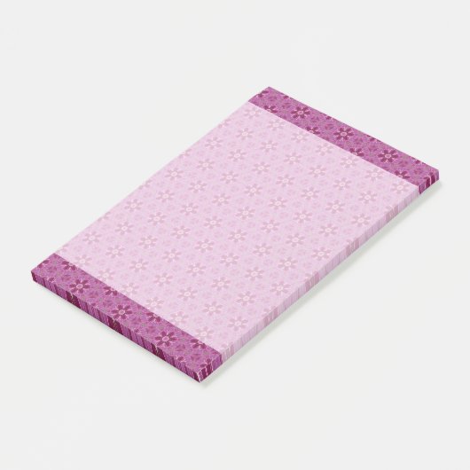 Lila Kaleidoskop-klebrige Anmerkungs-Auflage Post-it Klebezettel (angewinkelt)