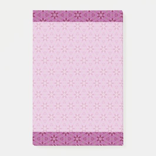 Lila Kaleidoskop-klebrige Anmerkungs-Auflage Post-it Klebezettel (Vorderseite)
