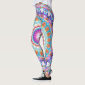 Lila Kaleidoskop Mandala Leggings (Links)