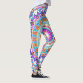 Lila Kaleidoskop Mandala Leggings (Rechts)