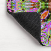 Lila Kaleidoskop Mousepad (Ecke)
