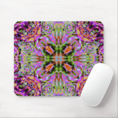 Lila Kaleidoskop Mousepad (Mit Mouse)
