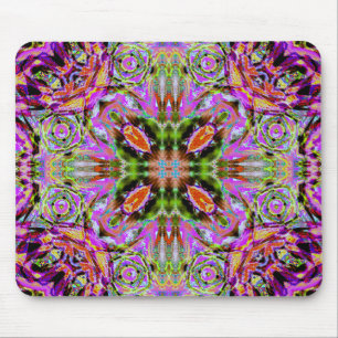 Lila Kaleidoskop Mousepad