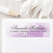 Lila Kalligrafiefeld (Insitu)