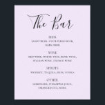 Lila Kalligraphie Skript Hochzeitsgetränke Bar-Men Poster<br><div class="desc">Lila Skript Hochzeit Drinks Bar Menü Poster. Geeignet zum Geburtstag,  Jubiläum und jedes andere Party. Bitte kontaktieren Sie mich,  wenn Sie weitere Informationen benötigen.</div>