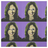 Lila Kamala Harris Pop Art Stoff (Muster)