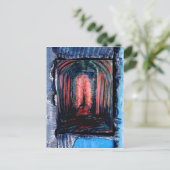 Lila Kammer Postkarte (Stehend Vorderseite)