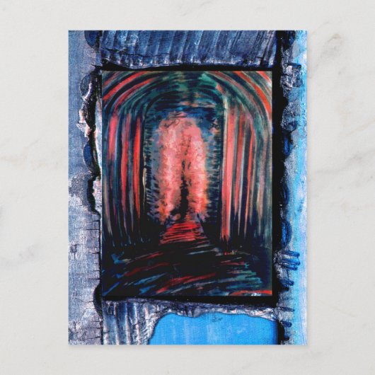 Lila Kammer Postkarte (Vorderseite)